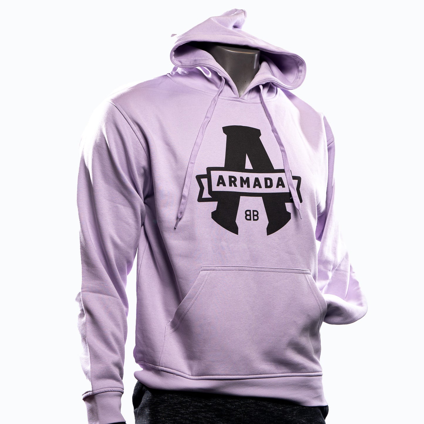 HOODIE À CAPUCHE MAUVE PÂLE