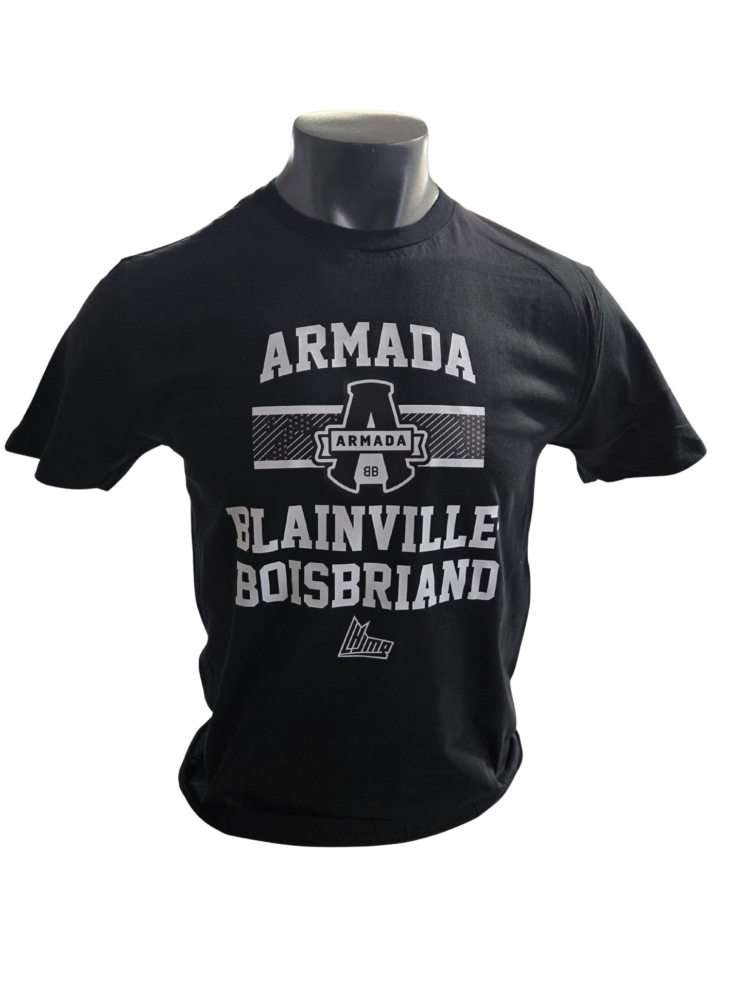 T-SHIRT NOIR ARMADA BLAINVILLE-BOISBRIAND