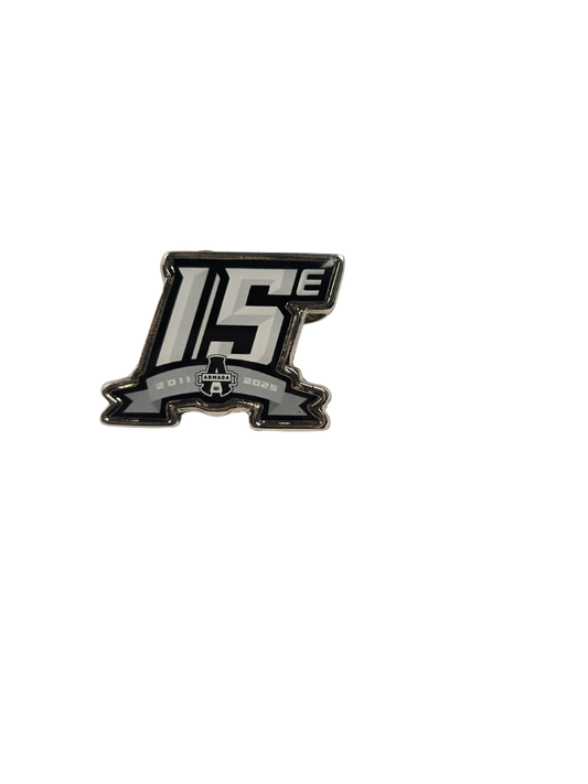 ÉPINGLETTE 15 IÈME ANNIVERSAIRE