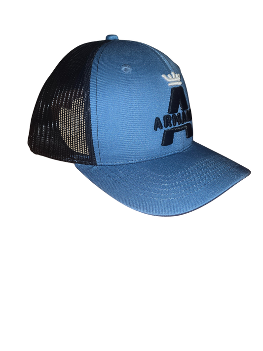 CASQUETTE BLEU FILET NOIR