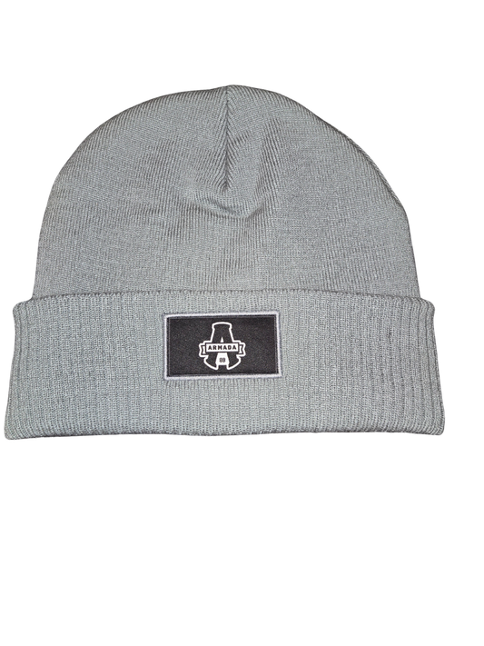 TUQUE GRISE SANS POMPON