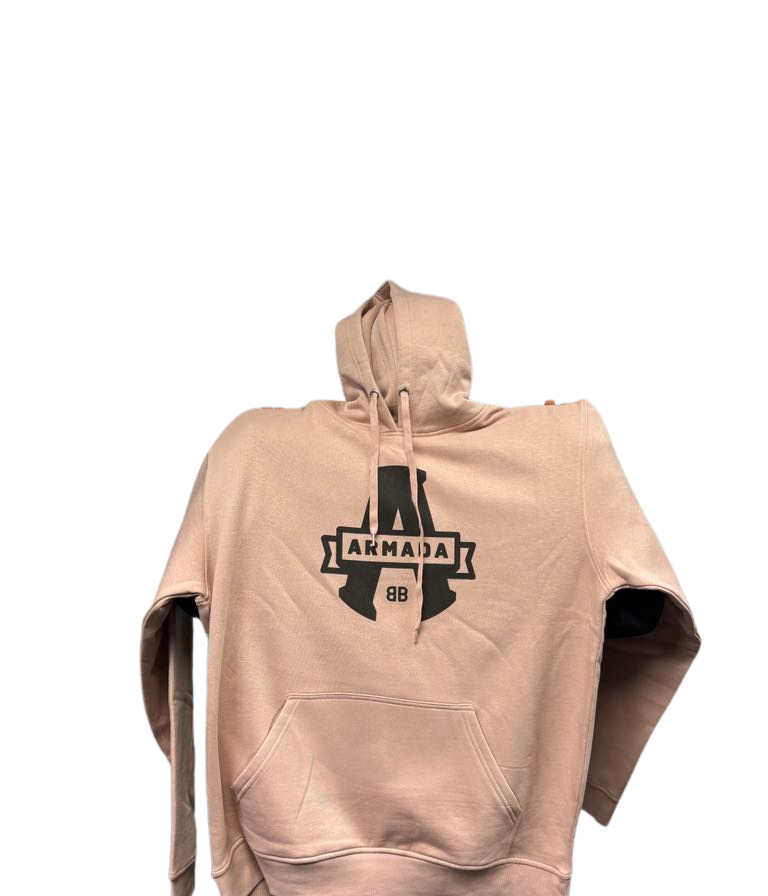 HOODIE À CAPUCHE VIEUX ROSE