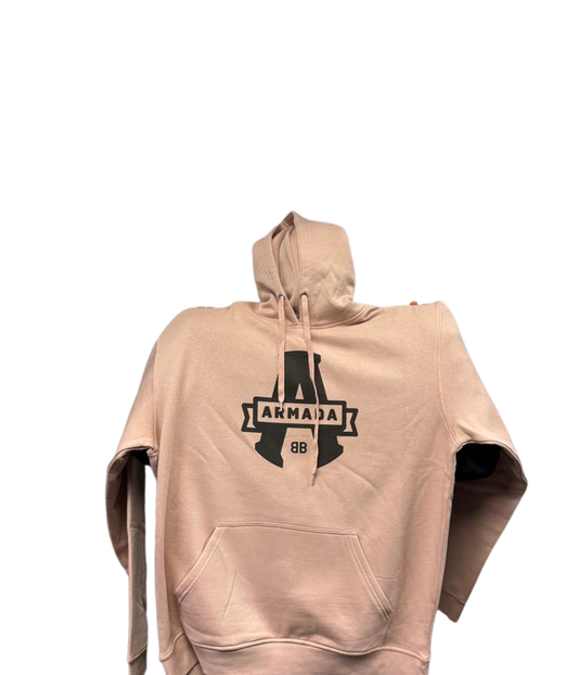 HOODIE À CAPUCHE VIEUX ROSE